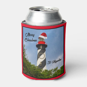Frohe Weihnachten St Augustine Florida Leuchtturm Dosenkühler