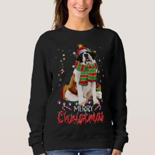 Frohe Weihnachten St. Bernard Weihnachtsmannmütze  Sweatshirt