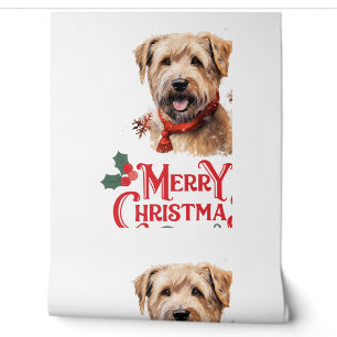 Frohe Weihnachten Staffordshire Bull Terrier Tapete