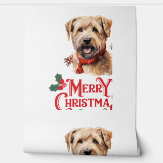 Frohe Weihnachten Staffordshire Bull Terrier Tapete
