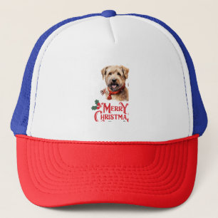 Frohe Weihnachten Staffordshire Bull Terrier Truckerkappe