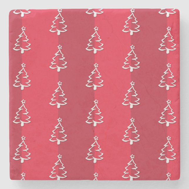 Frohe Weihnachten Steinuntersetzer (Vorderseite)