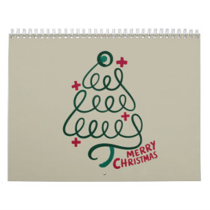 Frohe Weihnachten Stethoskop CNA Medizinischer Arb Kalender