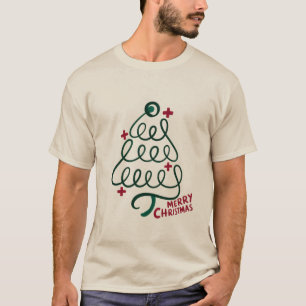 Frohe Weihnachten Stethoskop CNA Medizinischer Arb T-Shirt