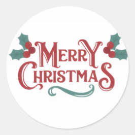Frohe Weihnachten Sticker Set