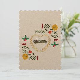 Frohe Weihnachten Stilvolle Ferien Trendy