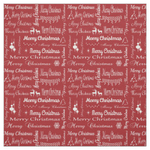 Frohe Weihnachten Stoff