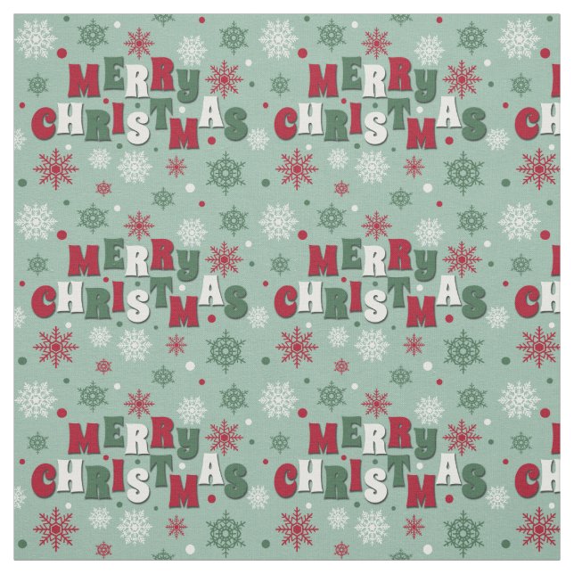 Frohe Weihnachten Stoff (Muster)