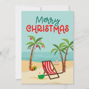 Frohe Weihnachten Strand