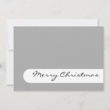 Frohe Weihnachten - Streifen - Grüße Karte