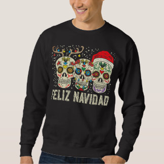 Frohe Weihnachten Sugar Skulls Sweatshirt