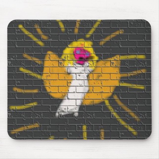 Frohe Weihnachten Sun Moon Angel, Kunst von Kinder Mousepad (Vorne)