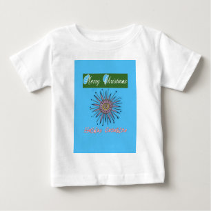 Frohe Weihnachten Sunshine Holiday.png Baby T-shirt