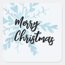 Frohe Weihnachten Süße Blaue Schneeflocke