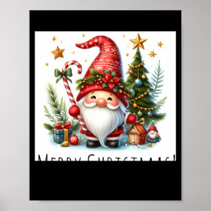 Frohe Weihnachten Süßer Weihnachts-Gnom und mehr Poster