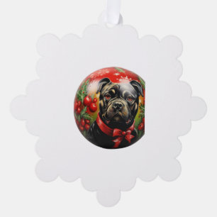 Frohe Weihnachten Sussex Spanel Ornament Karte
