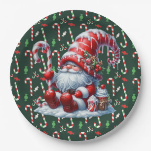Frohe Weihnachten Süßigkeiten Pappteller