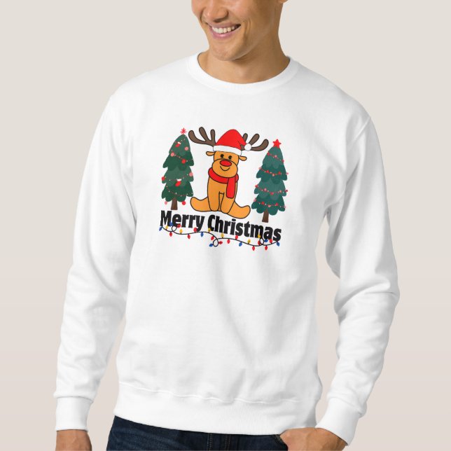 Frohe Weihnachten Sweatshirt (Vorderseite)