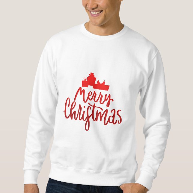 frohe Weihnachten Sweatshirt (Vorderseite)
