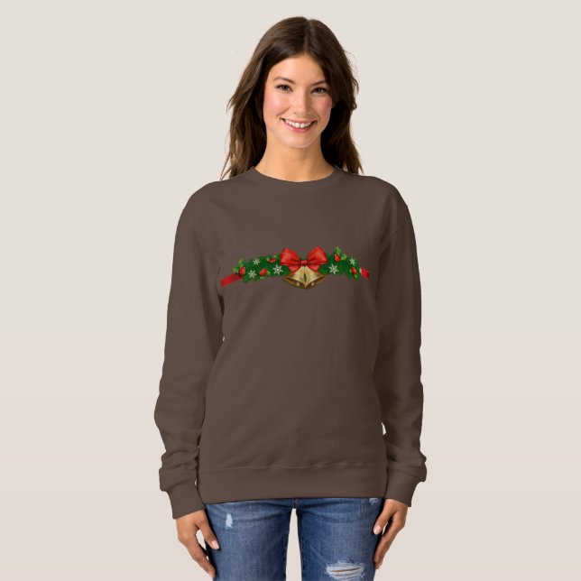 frohe Weihnachten Sweatshirt (Vorne ganz)