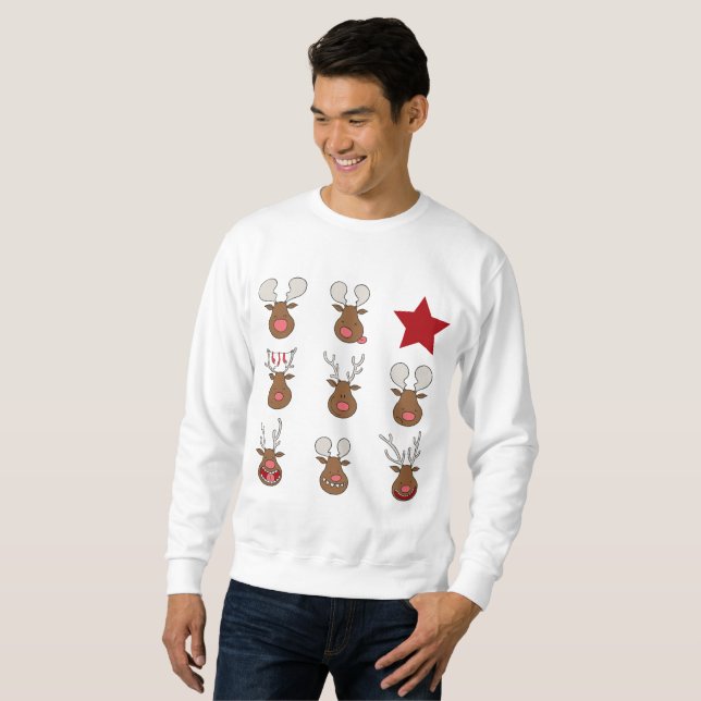 Frohe Weihnachten Sweatshirt (Vorne ganz)