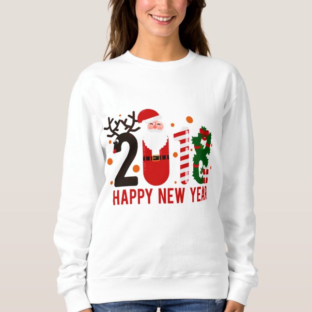 frohe Weihnachten Sweatshirt (Vorderseite)