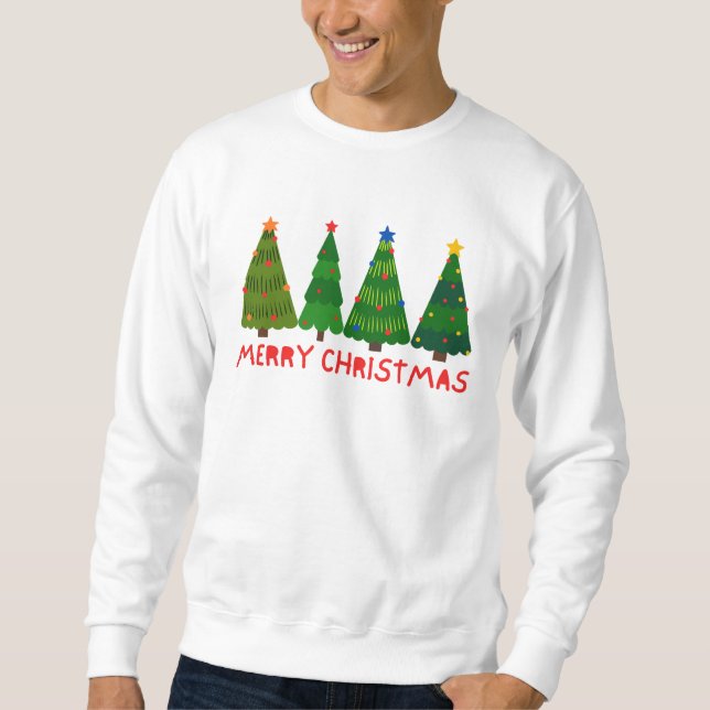 Frohe Weihnachten Sweatshirt (Vorderseite)