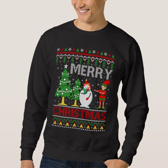 Frohe Weihnachten Sweatshirt (Vorderseite)