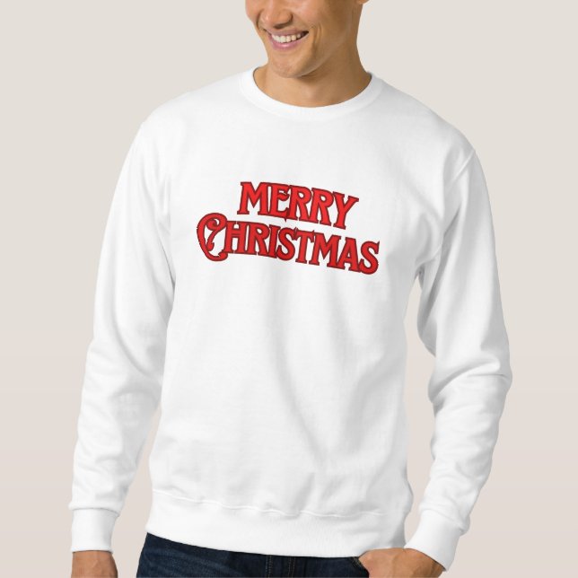 Frohe Weihnachten Sweatshirt (Vorderseite)
