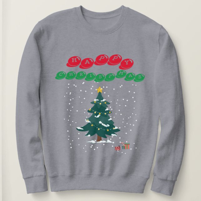 Frohe Weihnachten Sweatshirt (Design vorne)