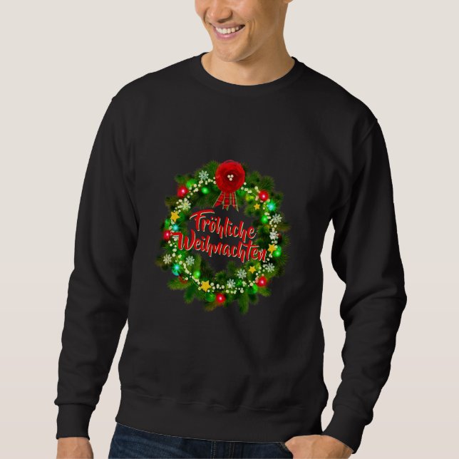 Frohe Weihnachten Sweatshirt (Vorderseite)