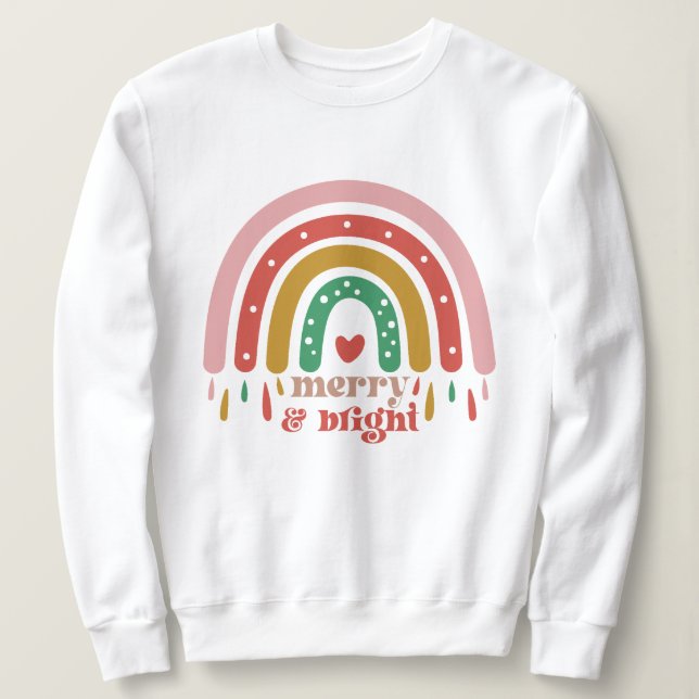Frohe Weihnachten Sweatshirt (Design vorne)
