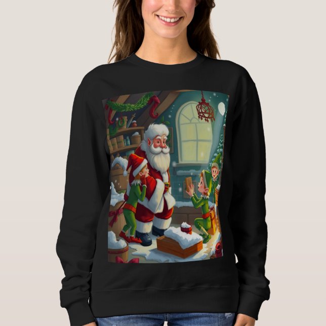 Frohe Weihnachten  Sweatshirt (Vorderseite)