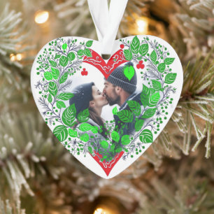 Frohe Weihnachten Sweetheart   Weihnachts-Foto Ornament