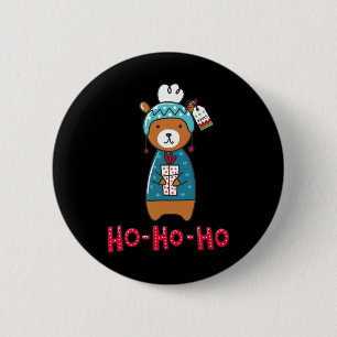 Frohe Weihnachten T - Happy Family Xmas T-Shirt Gi Button