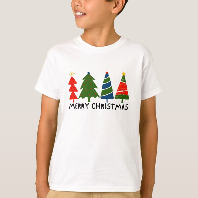 Frohe Weihnachten T-Shirt (Vorderseite)