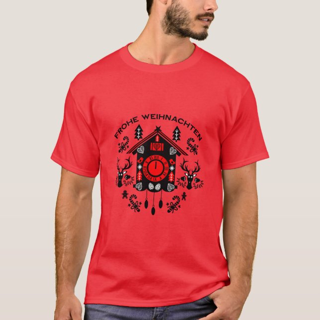 Frohe Weihnachten T-Shirt (Vorderseite)
