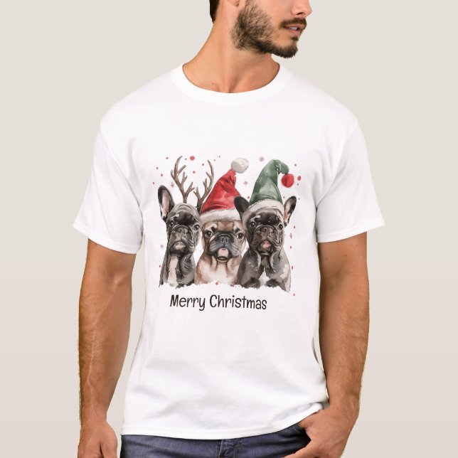 Frohe Weihnachten T-Shirt (Vorderseite)
