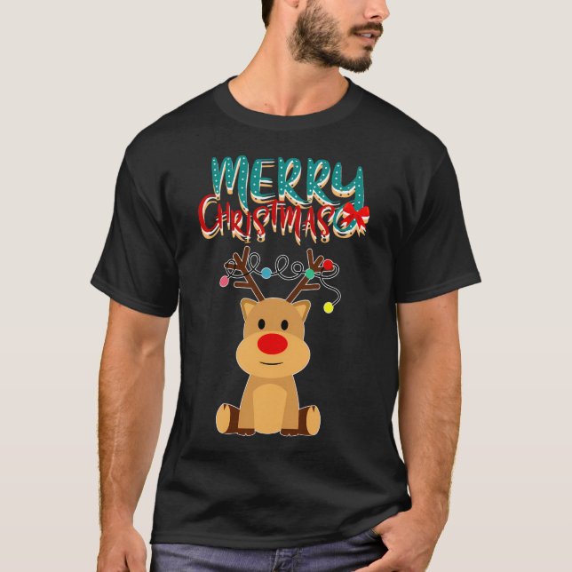 Frohe Weihnachten T-Shirt (Vorderseite)