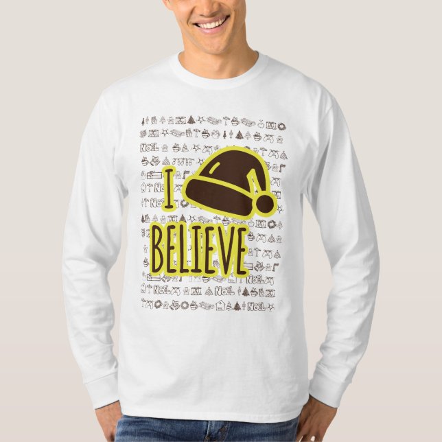 Frohe Weihnachten T-Shirt (Vorderseite)