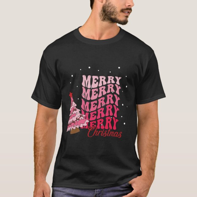 frohe Weihnachten T-Shirt (Vorderseite)