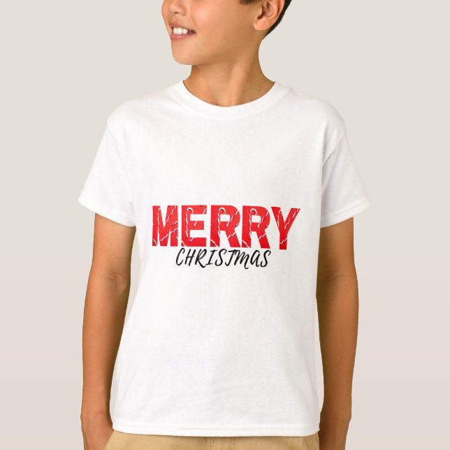 Frohe Weihnachten T-Shirt (Vorderseite)