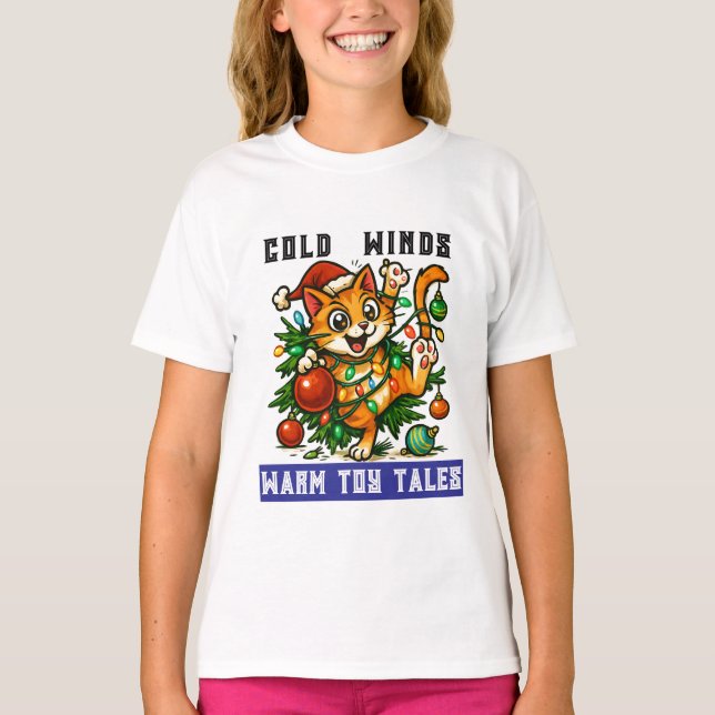 Frohe Weihnachten T-Shirt (Vorderseite)