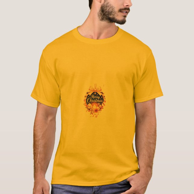 Frohe Weihnachten T-Shirt (Vorderseite)