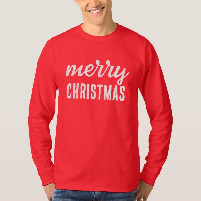Frohe Weihnachten T-Shirt (Vorderseite)