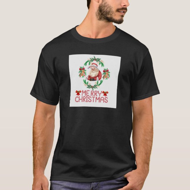 frohe Weihnachten T-Shirt (Vorderseite)