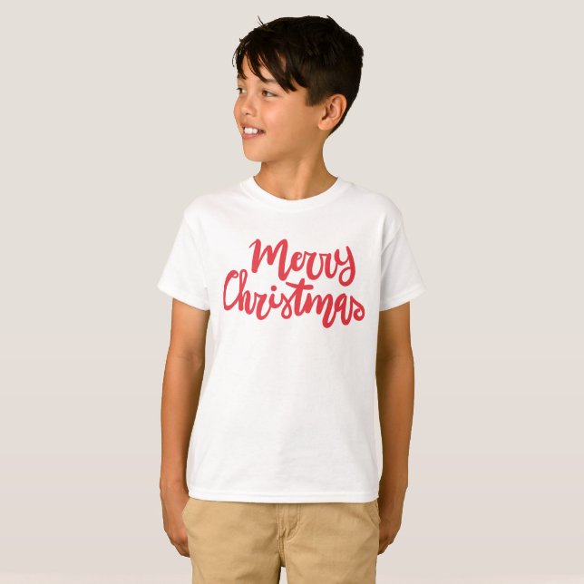 Frohe Weihnachten T-Shirt (Vorne ganz)