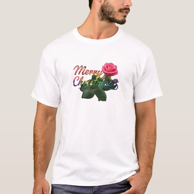 Frohe Weihnachten T-Shirt (Vorderseite)