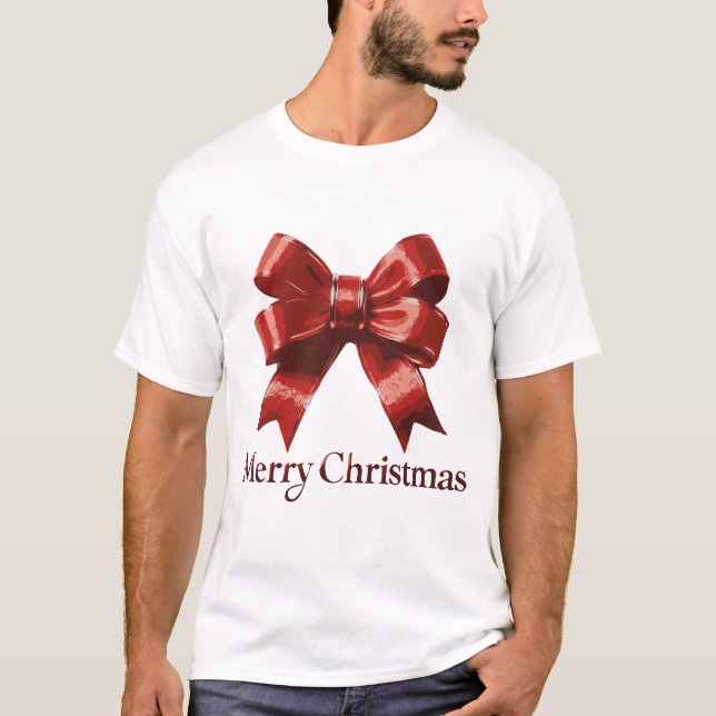 Frohe Weihnachten T-Shirt (Vorderseite)