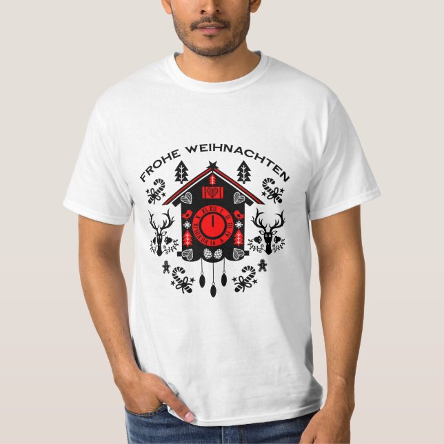 Frohe Weihnachten T-Shirt (Vorderseite)